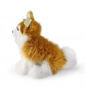 Peluche chihuahua assis - 28 cm, vue de profil