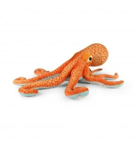 Peluche pieuvre - 36 cm, vue de profil Peluche pieuvre - 36 cm, vue de profil