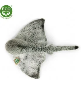Peluche raie manta - 43 cm, vue de dessus Peluche raie manta - 43 cm, vue de dessus