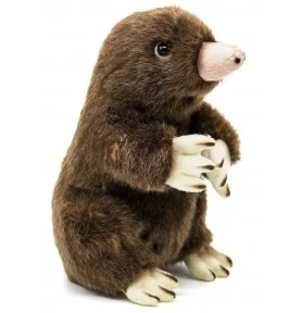 Peluche taupe - 19 cm Peluche taupe - 19 cm