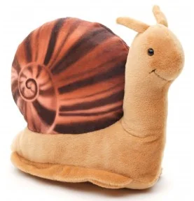 Peluche escargot géant africain - 22 cm