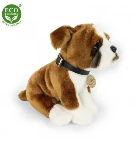 Peluche boxer - 27 cm, vue de profil Peluche boxer - 27 cm, vue de profil