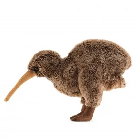 Marionnette à main kiwi signée Folkmanis, vue de profil Marionnette à main kiwi signée Folkmanis, vue de profil
