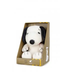 Peluche Snoopy en velours côtelé dans sa boite cadeau Peluche Snoopy en velours côtelé dans sa boite cadeau