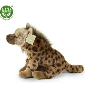 Peluche hyène - 27 cm, vue de profil Peluche hyène - 27 cm, vue de profil