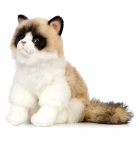 Peluche chat Ragdoll - 43 cm signée Living Nature Peluche chat Ragdoll - 43 cm signée Living Nature