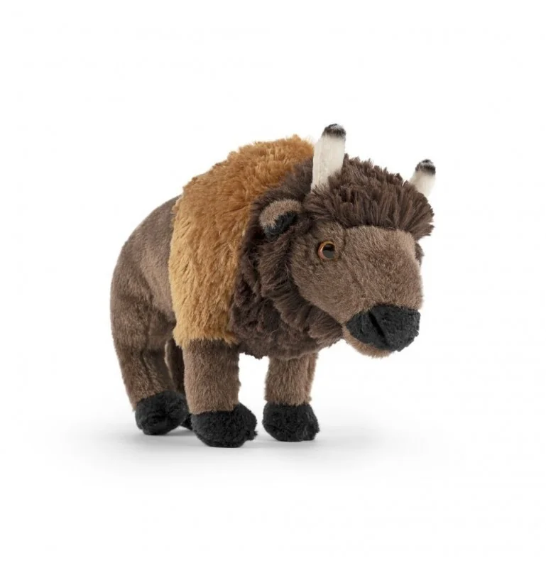 Peluche Bison d'Europe - 23 cm signée Living Nature Peluche Bison d'Europe - 23 cm signée Living Nature