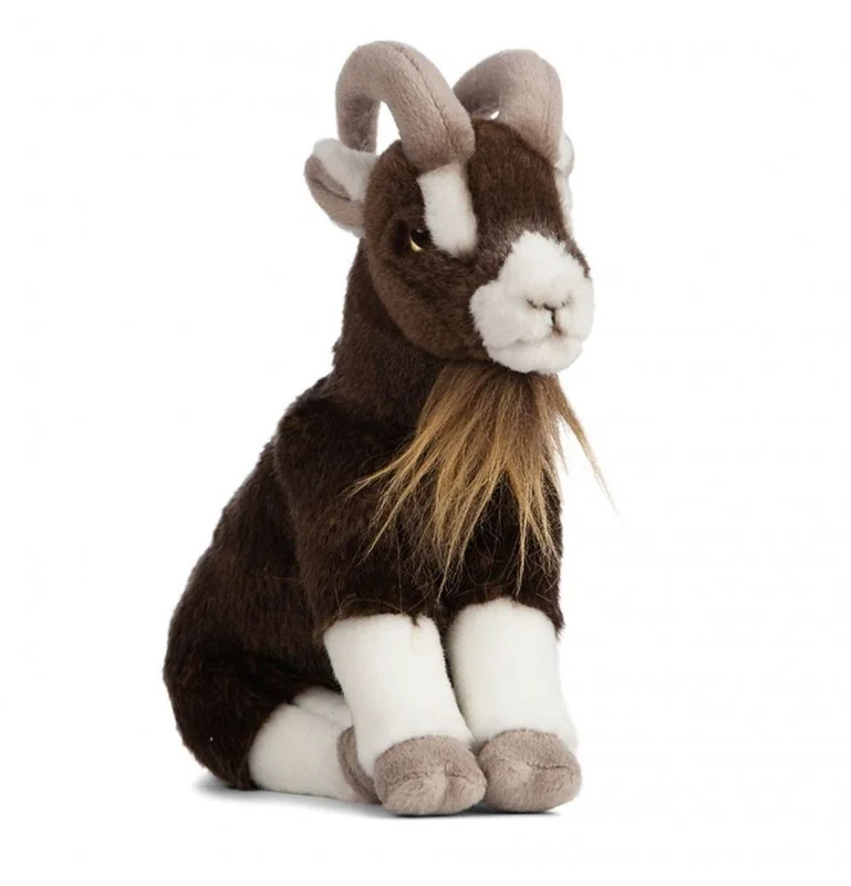 Peluche bouc - 25 cm signée Living Nature Peluche bouc - 25 cm signée Living Nature