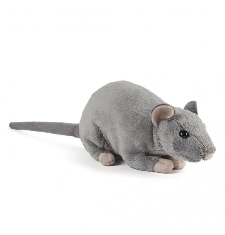Peluche rat - 30 cm signée Living Nature Peluche rat - 30 cm signée Living Nature