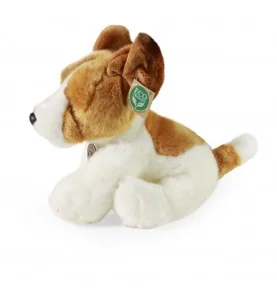 Peluche Jack Russell terrier - 30 cm signée Rappa, vue de profil Peluche Jack Russell terrier - 30 cm signée Rappa, vue de profil