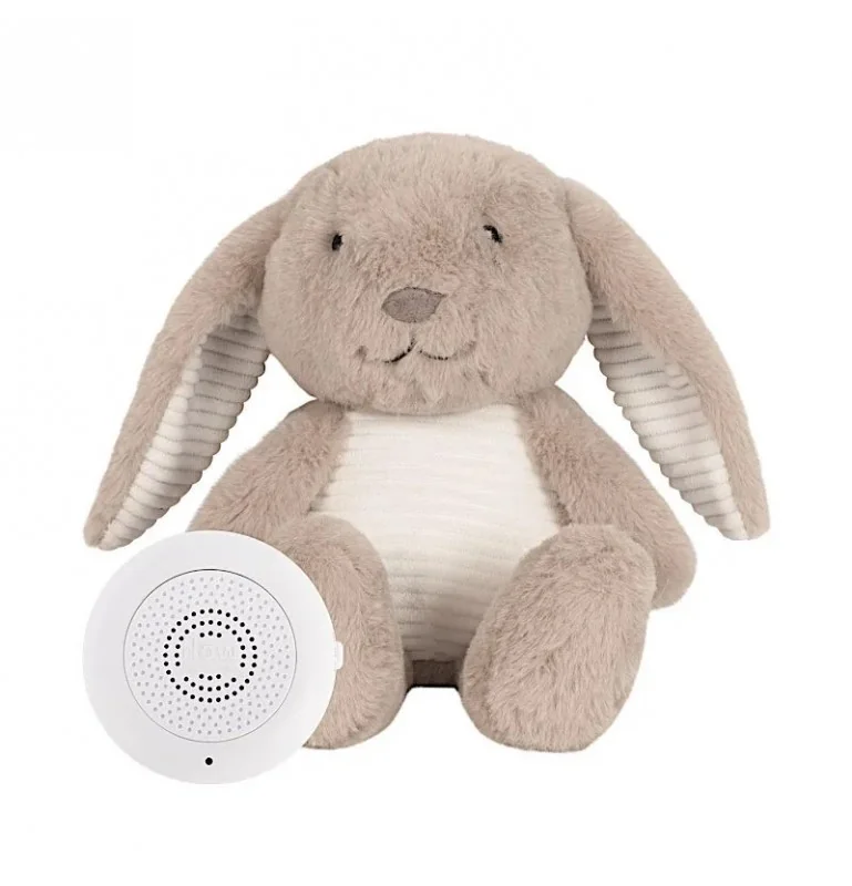 Peluche bruit blanc Milo le lapin beige rechargeable signée Flow Amsterdam Peluche bruit blanc Milo le lapin beige rechargeable signée Flow Amsterdam