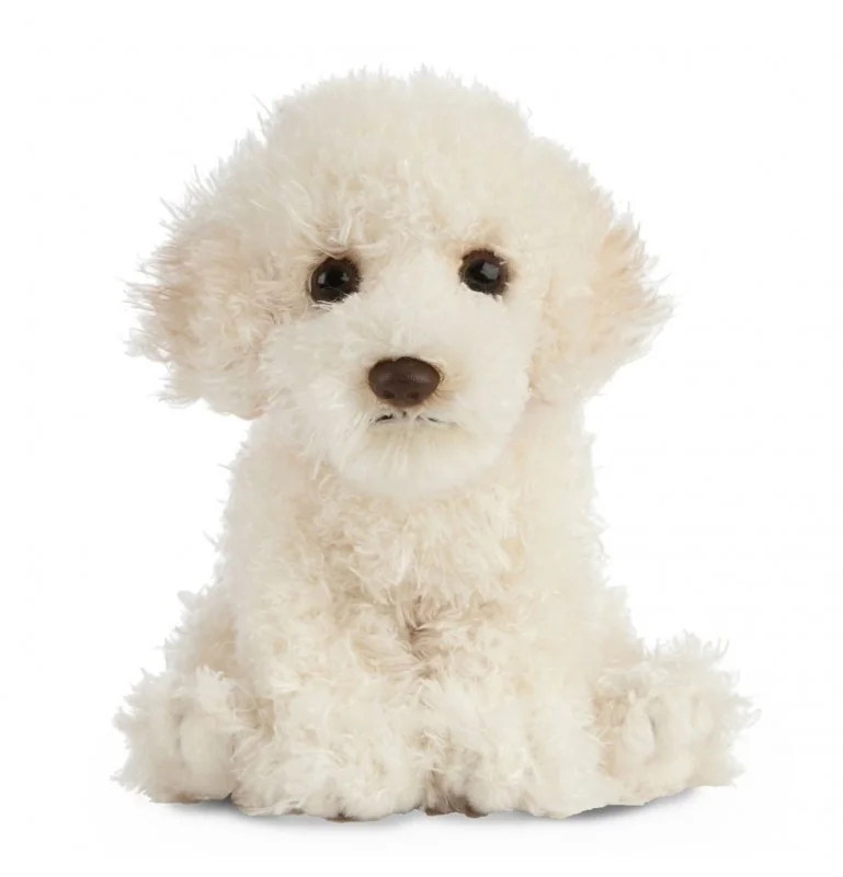 Peluche Labradoodle - 17 cm signée Living Nature