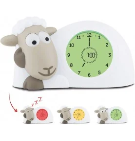 Réveil Veilleuse Sam l'Agneau taupe Zazu KiDS