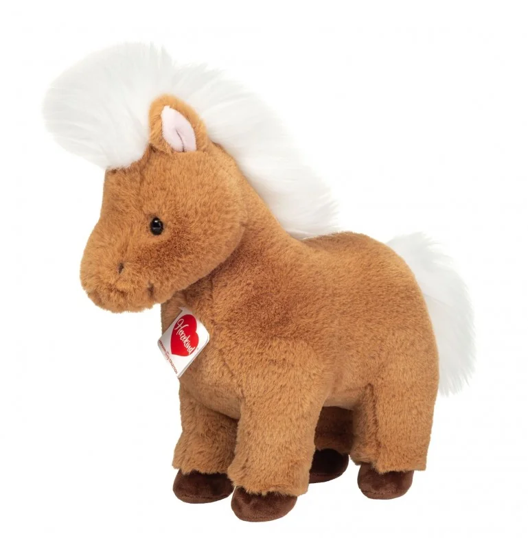 Peluche poney Shetland Yuna - 30 cm signée Teddy Hermann Peluche poney Shetland Yuna - 30 cm signée Teddy Hermann