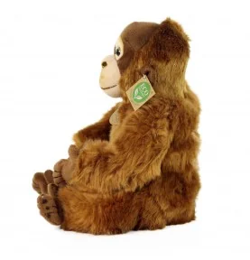 Peluche orang-outan - 27 cm, vue de profil Peluche orang-outan - 27 cm, vue de profil
