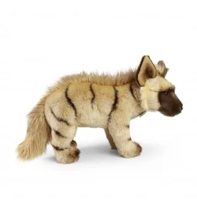 Peluche hyène - 40 cm signée RAPPA, vue de profil