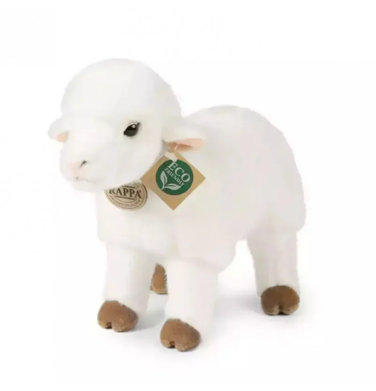 Peluche agneau - 27 cm signée RAPPA Peluche agneau - 27 cm signée RAPPA