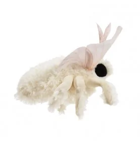 Marionnette papillon caniche du Venezuela signée Folkmanis, vue de profil Marionnette papillon caniche du Venezuela signée Folkmanis, vue de profil