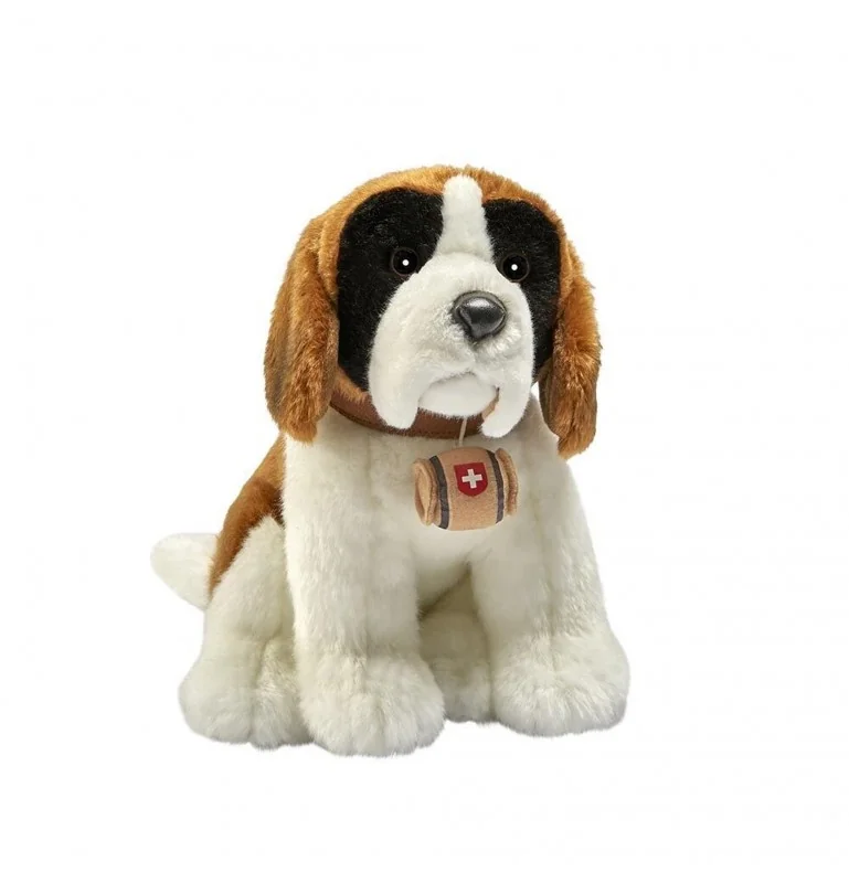 Peluche Saint Bernard assis - 30 cm signée Anima Peluche Saint Bernard assis - 30 cm signée Anima
