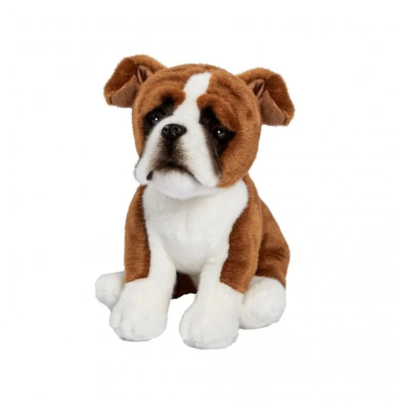 Peluche boxer assis - 30 cm signée Anima Peluche boxer assis - 30 cm signée Anima