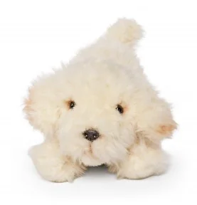 Peluche chiot Labradoodle - 25 cm signée Living Nature