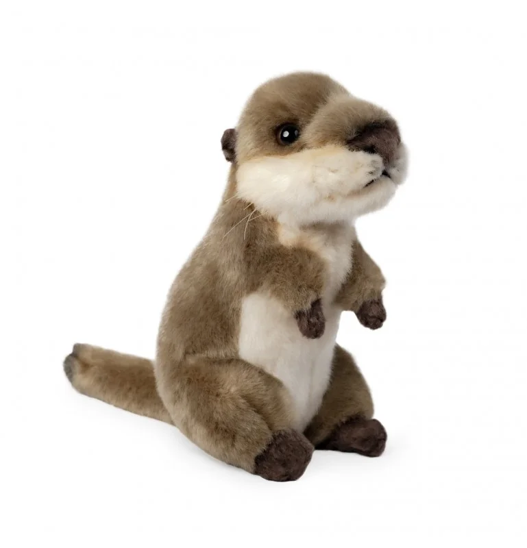 Peluche jeune loutre - 17 cm signée Living Nature Peluche jeune loutre - 17 cm signée Living Nature