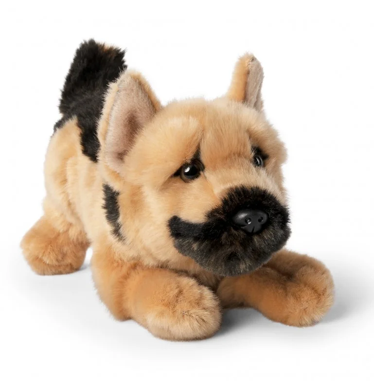 Peluche chiot berger allemand - 24 cm signée Living Nature Peluche chiot berger allemand - 24 cm signée Living Nature