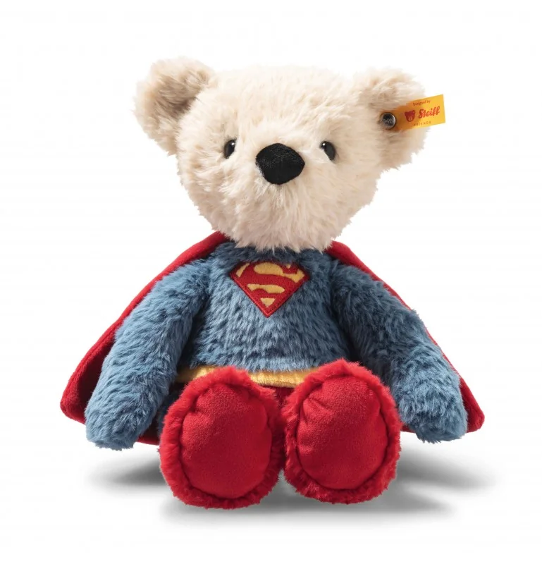 Ours en peluche Superman signé steiff Ours en peluche Superman signé steiff