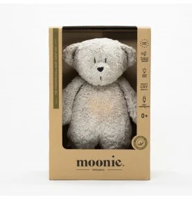 Ourson magique Moonie 2.0 gris minéral en coton bio, dans sa boîte Ourson magique Moonie 2.0 gris minéral en coton bio, dans sa boîte