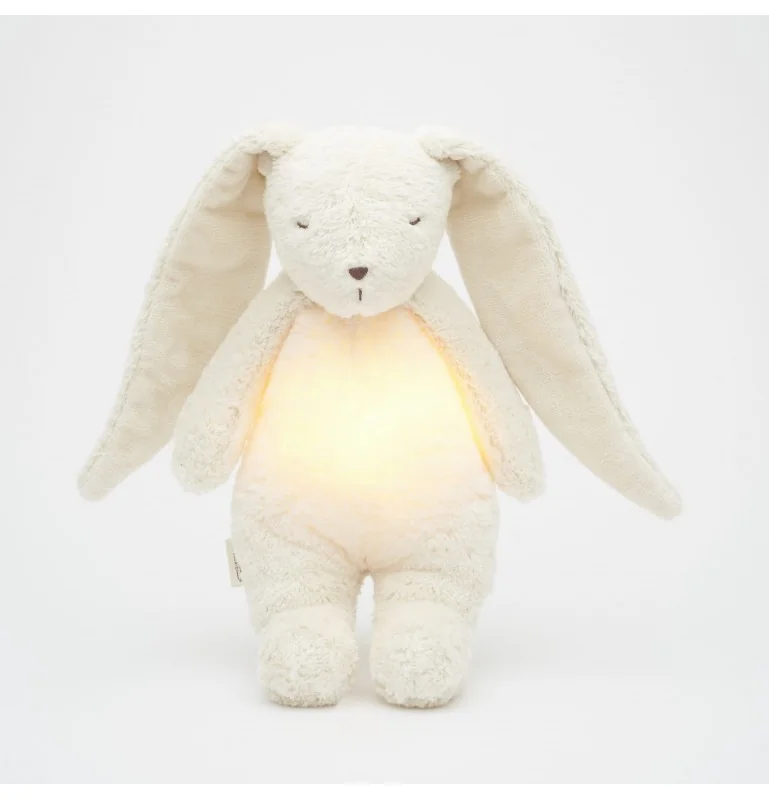Peluche veilleuse lapin nature bio MOONIE - blanc polaire Peluche veilleuse lapin nature bio MOONIE - blanc polaire
