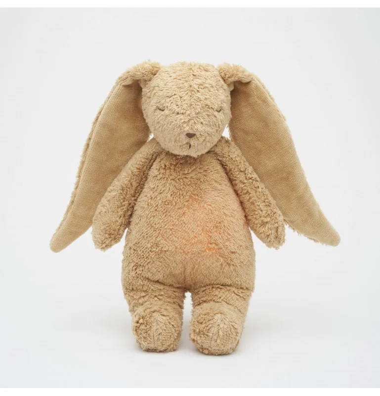 Peluche veilleuse lapin nature bio MOONIE - cappuccino Peluche veilleuse lapin nature bio MOONIE - cappuccino
