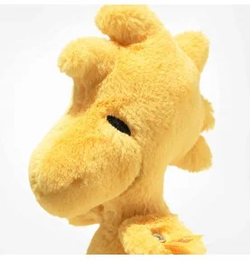Peluche Woodstock - 18 cm signée STEIFF, gros plan sur la tête