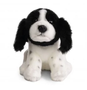 Peluche épagneul springer anglais - 15 cm signée Living Nature