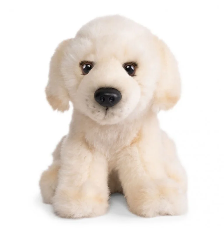 Peluche chiot Golden Labrador - 15 cm signée Living Nature Peluche chiot Golden Labrador - 15 cm signée Living Nature