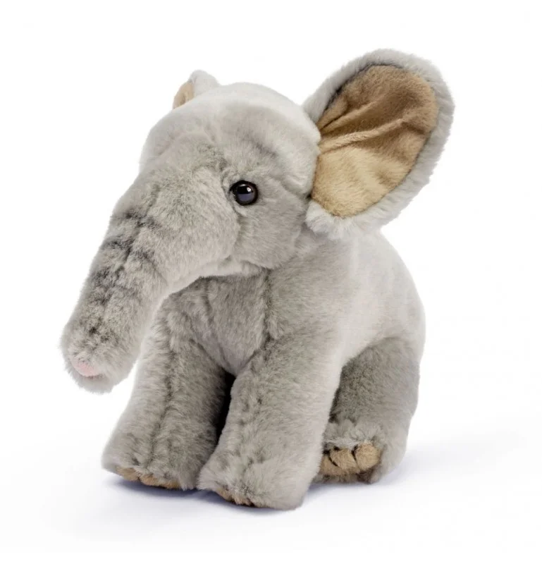 Peluche bébé éléphant - 15 cm signée Living Nature Peluche bébé éléphant - 15 cm signée Living Nature