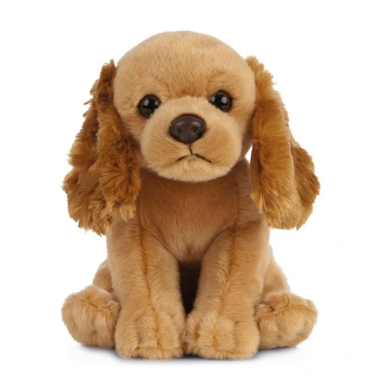 Peluche chiot cocker spaniel - 21 cm signée Living Nature Peluche chiot cocker spaniel - 21 cm signée Living Nature