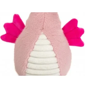 Peluche hippocampe rose Alba - 23 cm signée Teddy Hermann, gros plan sur le ventre Peluche hippocampe rose Alba - 23 cm signée Teddy Hermann, gros plan sur le ventre