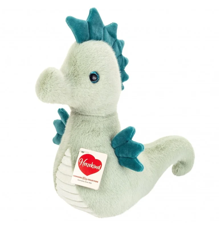 Peluche hippocampe vert Melba - 23 cm signée Teddy Hermann Peluche hippocampe vert Melba - 23 cm signée Teddy Hermann