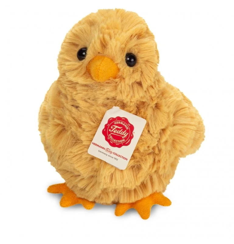 Peluche poussin Daisy - 10 cm signée Teddy Hermann