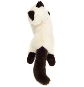 Peluche chat birman (sacré de Birmanie) - 36 cm signée Teddy Hermann, vue de dessus Peluche chat birman (sacré de Birmanie) - 36 cm signée Teddy Hermann, vue de dessus