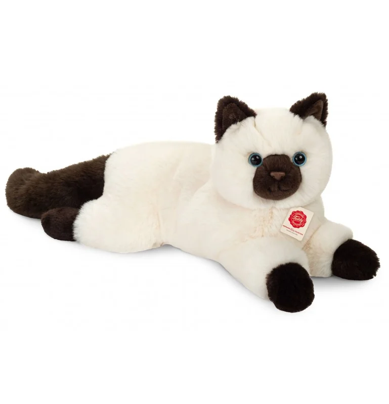 Peluche chat birman (sacré de Birmanie) - 36 cm signée Teddy Hermann Peluche chat birman (sacré de Birmanie) - 36 cm signée Teddy Hermann