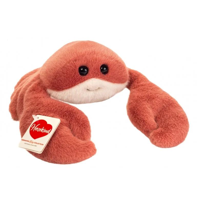 Peluche crabe Kiko - 20 cm signée Teddy Hermann Peluche crabe Kiko - 20 cm signée Teddy Hermann