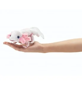 Marionnette à doigt axolotl signée Folkmanis Marionnette à doigt axolotl signée Folkmanis