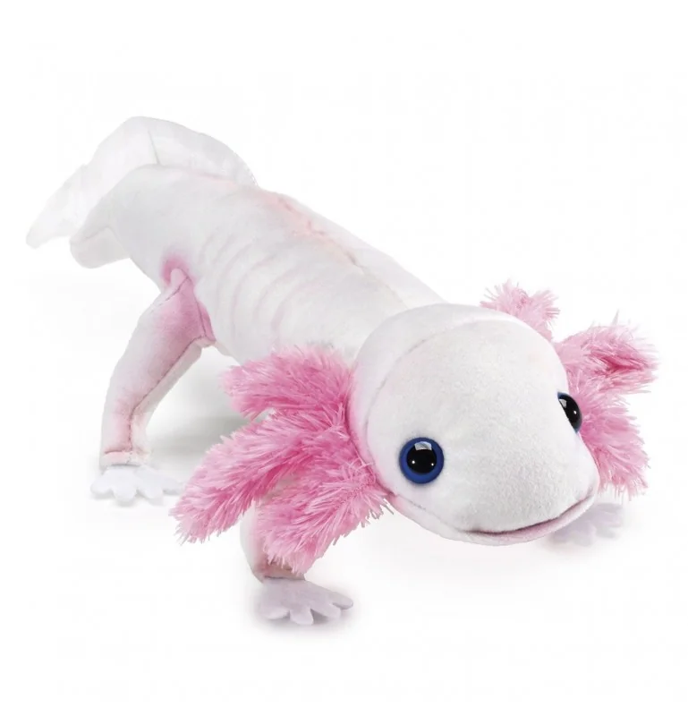 Marionnette à doigt axolotl signée Folkmanis Marionnette à doigt axolotl signée Folkmanis