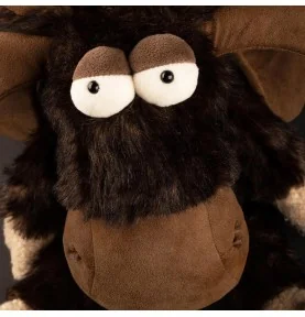 Peluche élan "Flying Älg" signée Sigikid, gros plan sur la tête Peluche élan "Flying Älg" signée Sigikid, gros plan sur la tête