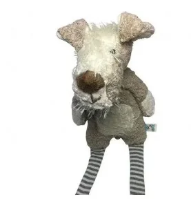 Peluche bio chien beige signée Pat & Patty