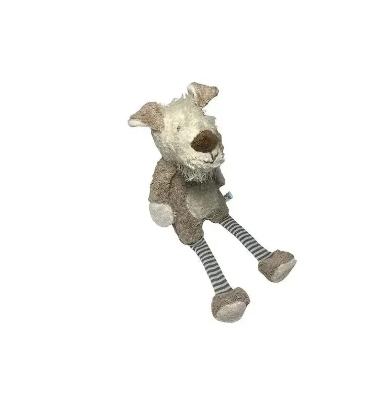 Peluche bio chien beige signée Pat & Patty