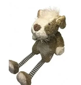 Peluche bio chien marron clair signée Pat & Patty Peluche bio chien marron clair signée Pat & Patty