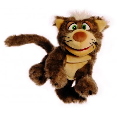 Peluche marionnette Kolman Le chat