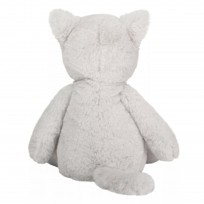Peluche souple chat Trixi - 32 cm signée Teddy Hermann, vue de dos